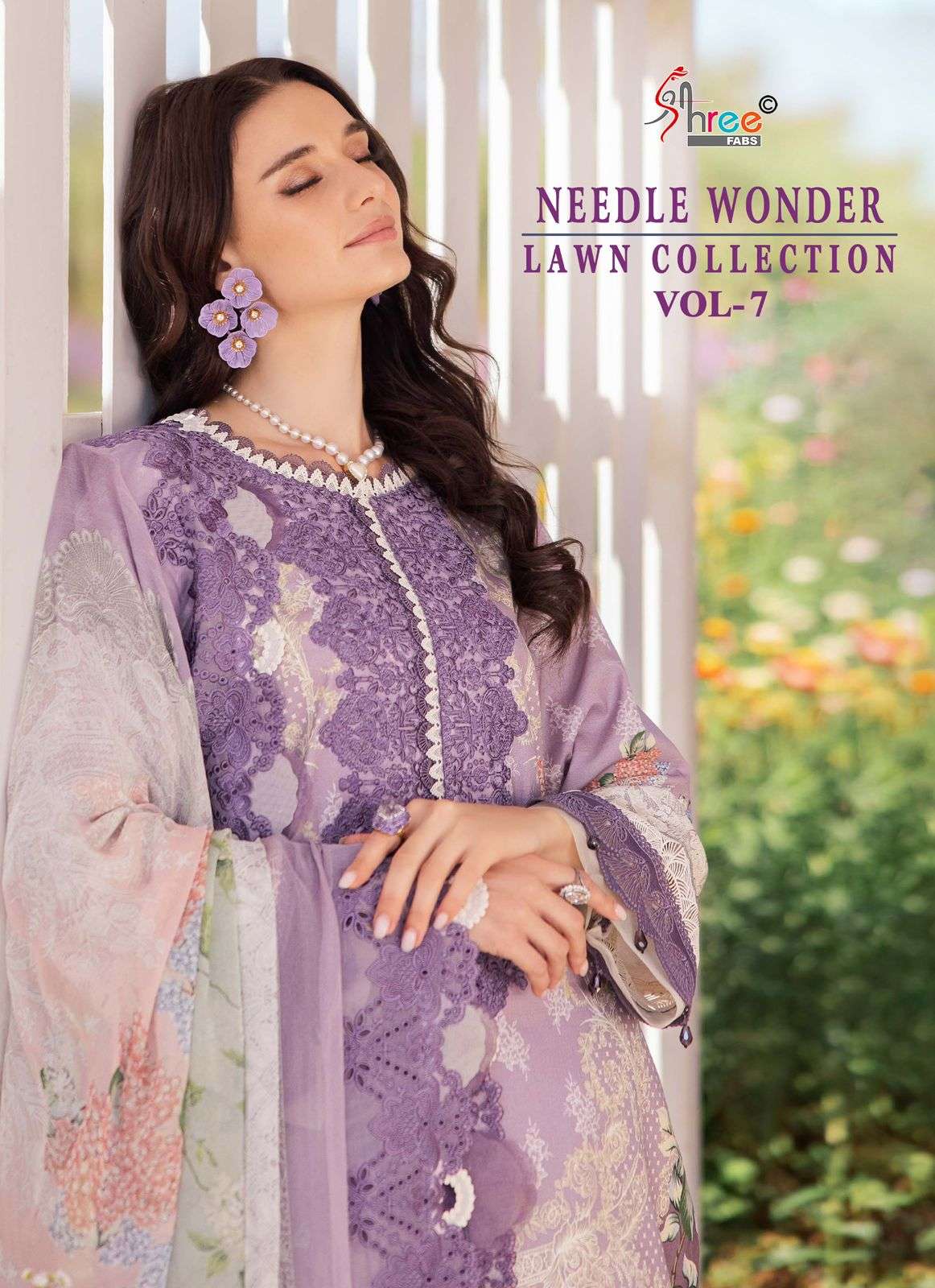 Needle wonder lawn collection 7 by Shree